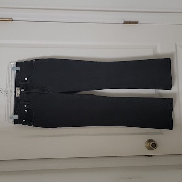 Madewell Size 27 Mid-Rise Kick Out Jeans, Washed Black, Gently Used Condition - Picture 11 of 14